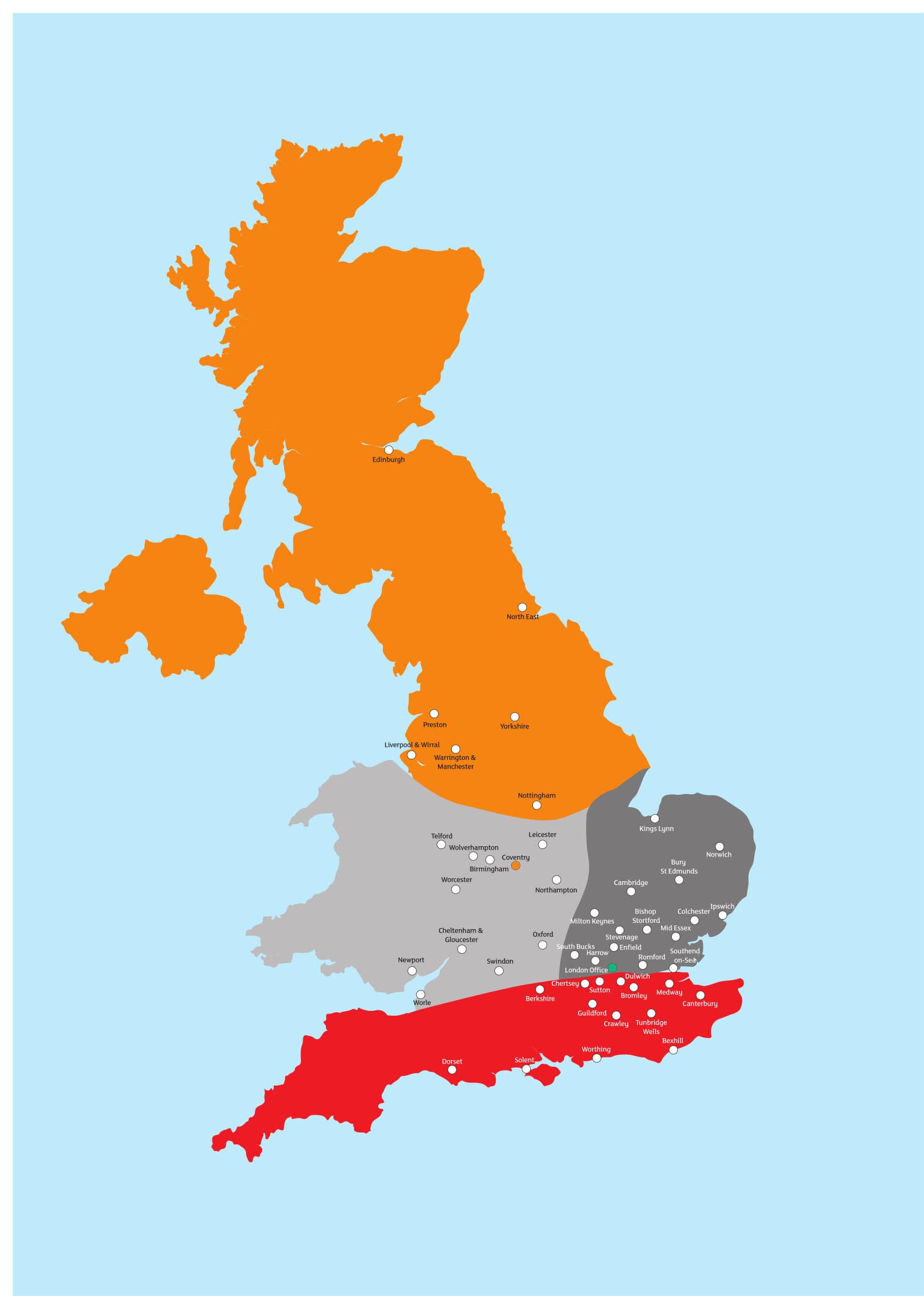 Regional map